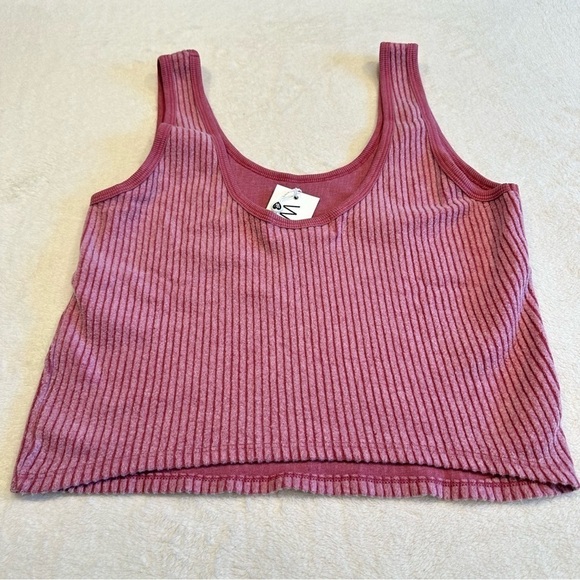 NWT Wildfox Ruby Kylie Ribbed Pink Lounge Tank - Picture 6 of 13